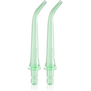 Oclean N10 standaard vervangende mondstuk, alleen voor waterflosser W10, professionele orale irrigator (2-pack) - groen