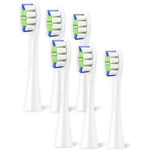 Oclean Brush Head Plaque Control Vervangende Opzetstuk voor Tandenborstel P1C1 W06 White 6 st