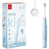 Oclean Elektrische tandenborstel voor kinderen, oplaadbare, zachte kindvriendelijke haren, ultrastil poetsen, 2 minuten slimme timer, IPX7 waterdicht, voor kinderen vanaf 6 jaar (blauw)