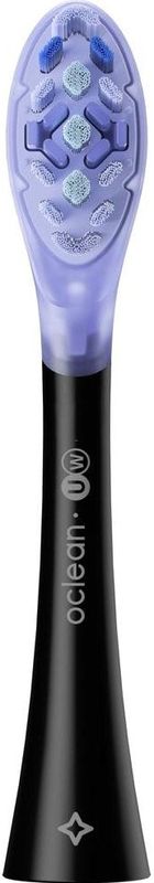 Oclean - Têtes de Brosse à Dents - Noir - Poils Fermes - Lot de 2