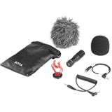 Boya - BY-MM1 - Mini Cameramicrofoon - Zwart - Metaal