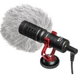 Boya - BY-MM1 - Mini Cameramicrofoon - Zwart - Metaal