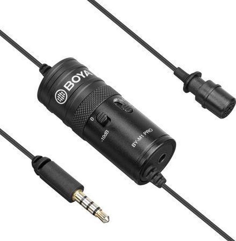 Boya - BY-M1 Pro - Microfoon - Zwart - Lavalier