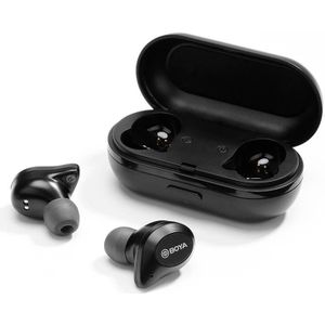 Boya - BY-AP1 - Bluetooth Draadloze Stereo Oordopjes - Zwart - Microfoons