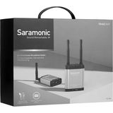 Saramonic Vlink2 Kit1 draadloze lavalier microfoon set voor interviews met talkback functie, te gebruiken voor op camera