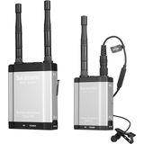Saramonic Vlink2 Kit1 draadloze lavalier microfoon set voor interviews met talkback functie, te gebruiken voor op camera
