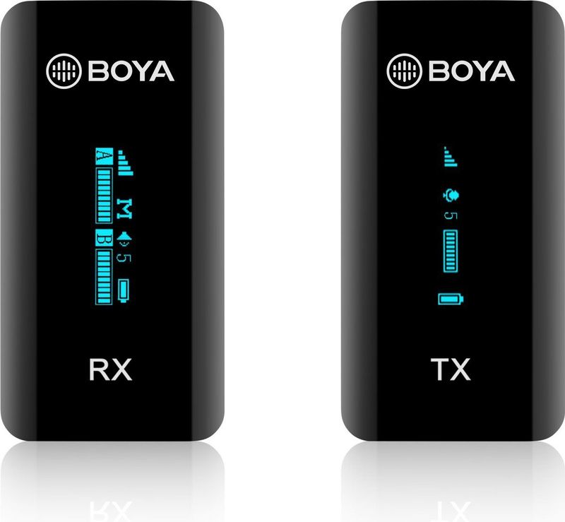 Boya 2.4 GHz Ultra-Compacte Microfoon Draadloos BY-XM6-S1