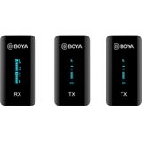 Boya 2.4 ghz ultra-compacte microfoon draadloos by-xm6-s2
