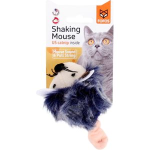 Fofos Shaking Muis Met Geluid Grijs 12X6X6 CM