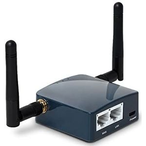 GL.iNet GL-AR300M16-Ext draagbare mini draadloze reis-pocketrouter - WiFi-router/toegangspunt/extender/WDS | OpenWrt | 2 x Ethernet-poorten | OpenVPN/Wireguard-VPN | USB 2.0-poort