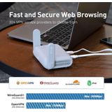 GL.iNet GL-MT3000 Beryl AX Draagbare Wifi-Router - Dual-Band - 2,5G WAN-Poort - VPN-Compatibel