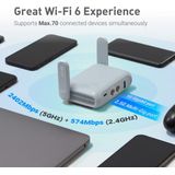 GL.iNet GL-MT3000 Beryl AX Draagbare Wifi-Router - Dual-Band - 2,5G WAN-Poort - VPN-Compatibel