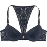 s.Oliver - BH - Antraciet - Full Cup - Push-up - Met Beugel - Effen
