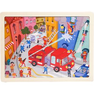 Topbright - Fire Fighting - Houten Legpuzzel