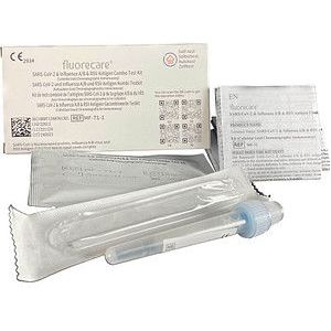 Fluorecare COMBO TEST - SARS Cov-2 - Influenza A/B - RSV Antigen Test Kit - 1 set