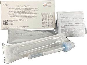 Fluorecare COMBO TEST - SARS Cov-2 - Influenza A/B - RSV Antigen Test Kit - 1 set