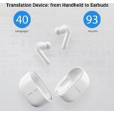 TIMEKETTLE M3 Vertaal Oordopjes Wit - Draadloze Bluetooth - Qualcomm aptX