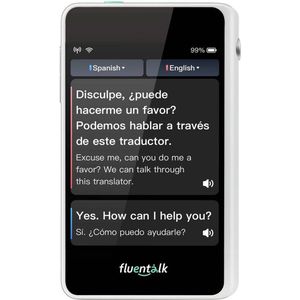Timekettle - Fluentalk T1 Mini Handheld Vertaler - Wit - 1 GB