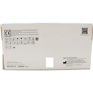 Lyncmed medische handschoenen blauw nitril, ongepoederd, latex vrij, waterdicht CE, ISO13485, EN/ASTM Standard Maat L