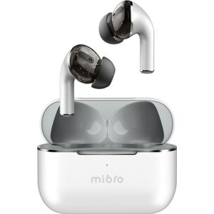 Xiaomi Mibro draadloze oordopjes M1 - wit (ANC, 5.50 h, Draadloze), Koptelefoon, Wit