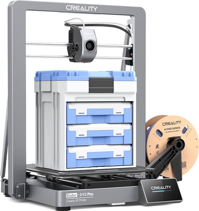 Creality - Ender 3 V3 Plus - 3D-printer - Zwart - FDM - Bouwvolume 300x300x330 mm