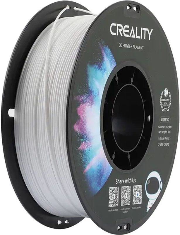 Creality - CR-PETG Filament - Kleurloos - Hoogwaardig 3D-printmateriaal