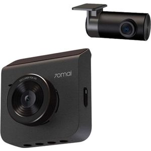 70mai 70 mei Dash Camera A400 + Achtercamera RC09 Set Grijs EU (WiFi, Batterij, Nachtzicht, Ingebouwde microfoon, Ingebouwd display, GPS-ontvanger, Versnellingssensor, WQHD), Dashcams, Grijs