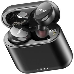 TOZO T6S Headset True draadloos Stereo (TWS) In-ear USB Type-C Bluetooth Zwart