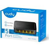 Cudy - FS105D - Netwerk Switch - 5 Poorten - Unmanaged - Fast Ethernet