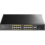 Cudy 16-poorts PoE+ Switch - 2 GbE - 1 SFP - 200W PoE