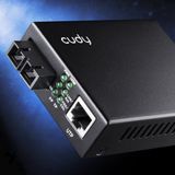 Cudy MC100MA-2 - Mediaconverter - 10/100 Mbit/s - Dual SC Glasvezel