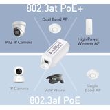 Cudy Power over Ethernet Extender - IEEE802.3af/at - 100 Meter Bereik