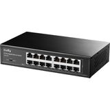 Cudy GS1016 - 16 Poort Gigabit Switch - Metalen Switch - Zwart