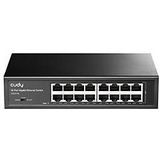 Cudy GS1016 - 16 Poort Gigabit Switch - Metalen Switch - Zwart