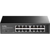 Cudy GS1016 - 16 Poort Gigabit Switch - Metalen Switch - Zwart
