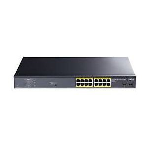Cudy 16-Poorts Gigabit PoE+ Switch - 200W - 2 SFP Poorten
