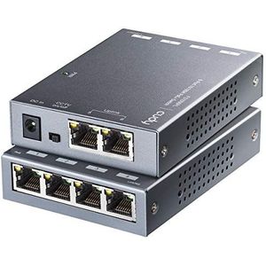 Cudy FS1006PL 6-Port PoE+ Switch 60 W, 4 x 10/100 Mbit/s PoE+ poorten, CCTV-modus, plug-and-play, metalen behuizing