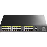 Cudy 24-poorts PoE+ Switch - 2 Gigabit Uplink - SFP