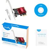 Cudy 2,5 Gbps PCI Express-netwerkadapter