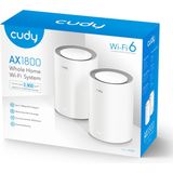 Cudy - M1800 - Access Point - Mesh-netwerk - Wit - 1800 MBit/s