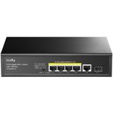 Cudy - GS1005PTS1 - Netwerkschakelaar - Zwart - 5 Poorten - Gigabit