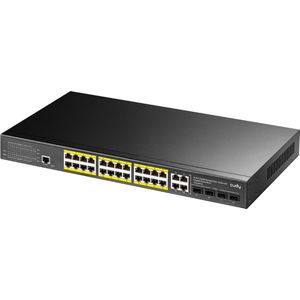 Cudy 24-poorts Gigabit Beheerde PoE+ Switch - 4 Gigabit Combo-poorten