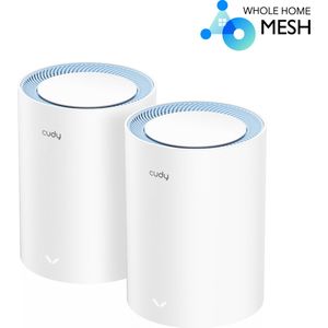 Cudy Access Point M1200 2-Pack - Wi-Fi Versterker - Wit