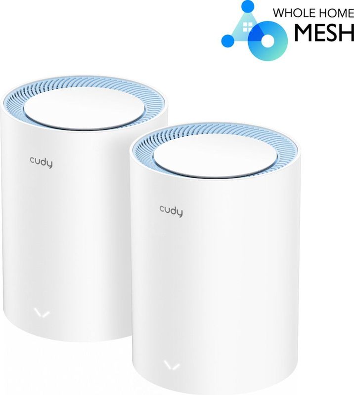 Cudy Access Point M1200 2-Pack - Wi-Fi Versterker - Wit