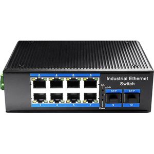 Cudy - IG2008S2P - 8-poorts Gigabit PoE+ Switch - IP40 Aluminium