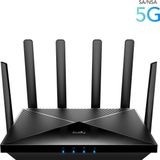 Cudy - P5 - 5G NR WiFi 6 Router - Dual SIM - Blauw - 4 x 4 MIMO