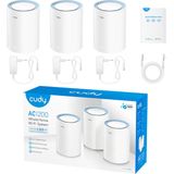 Cudy M1200 3-PACK - Home Mesh - AC1200 - Wifi Mesh
