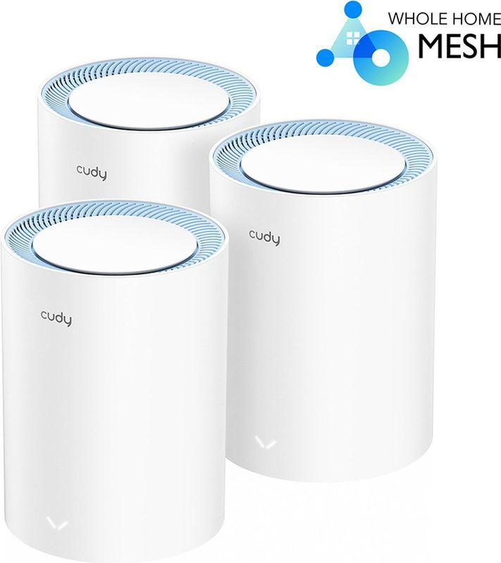 Cudy M1200 3-PACK - Home Mesh - AC1200 - Wifi Mesh