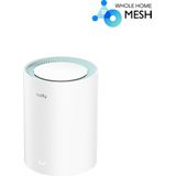 Cudy M1300 1-PACK mesh wi-fi systeem Dual-band ( / ) Wi-Fi 5 (802.11ac) Wit Intern, Router, Wit