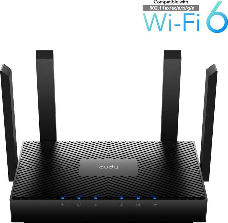 Cudy WR3000 Dual-Band Gigabit Router - 2.4GHz/5GHz - Zwart